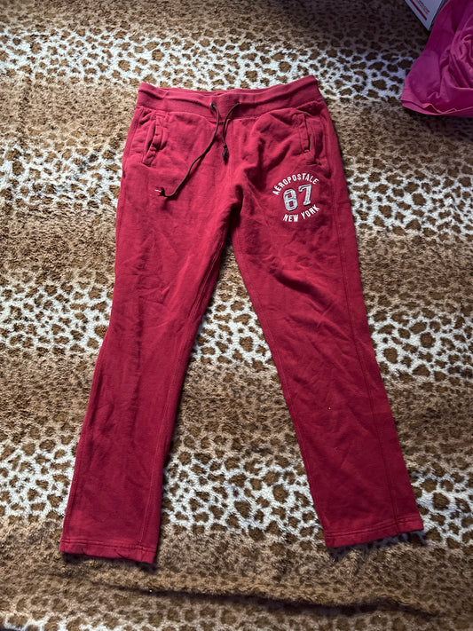 Vintage Aeropostale red sweatpants 