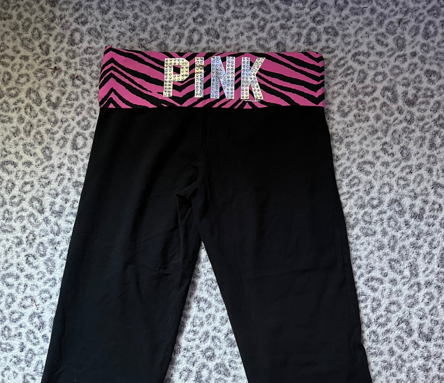 Vintage Victoria Secret PINK foldover leggings small