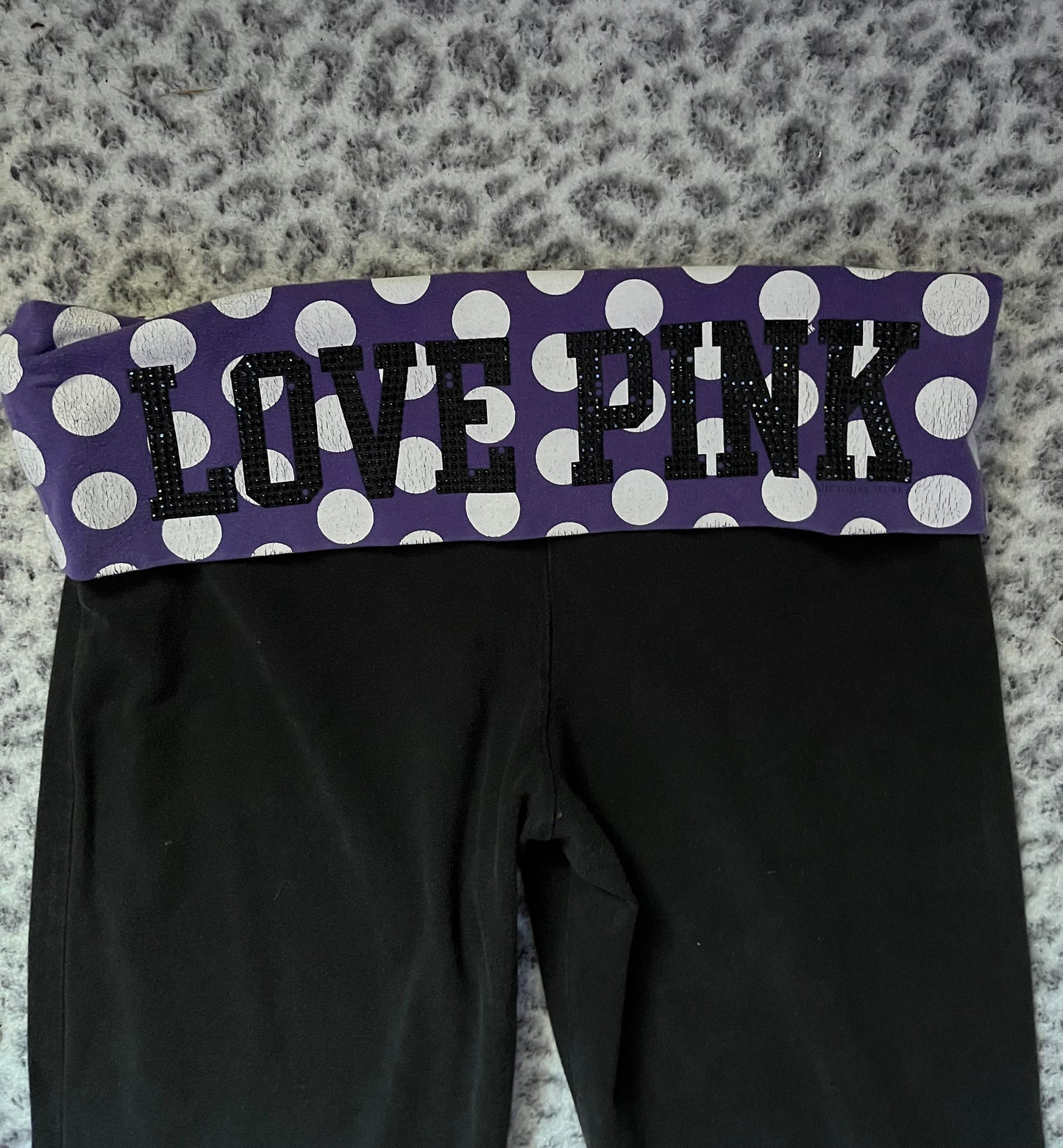 Vintage Victoria Secret PINK foldover leggings htf