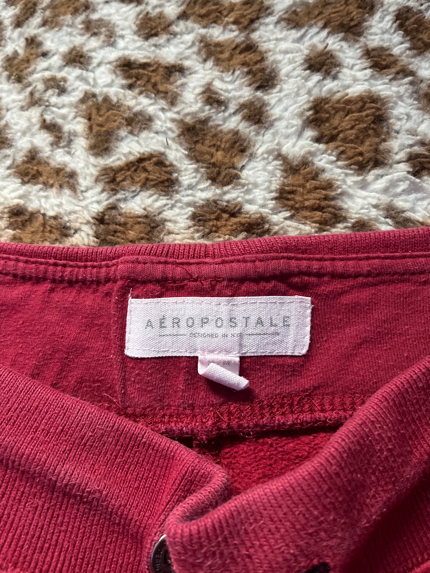 Vintage Aeropostale red sweatpants ￼