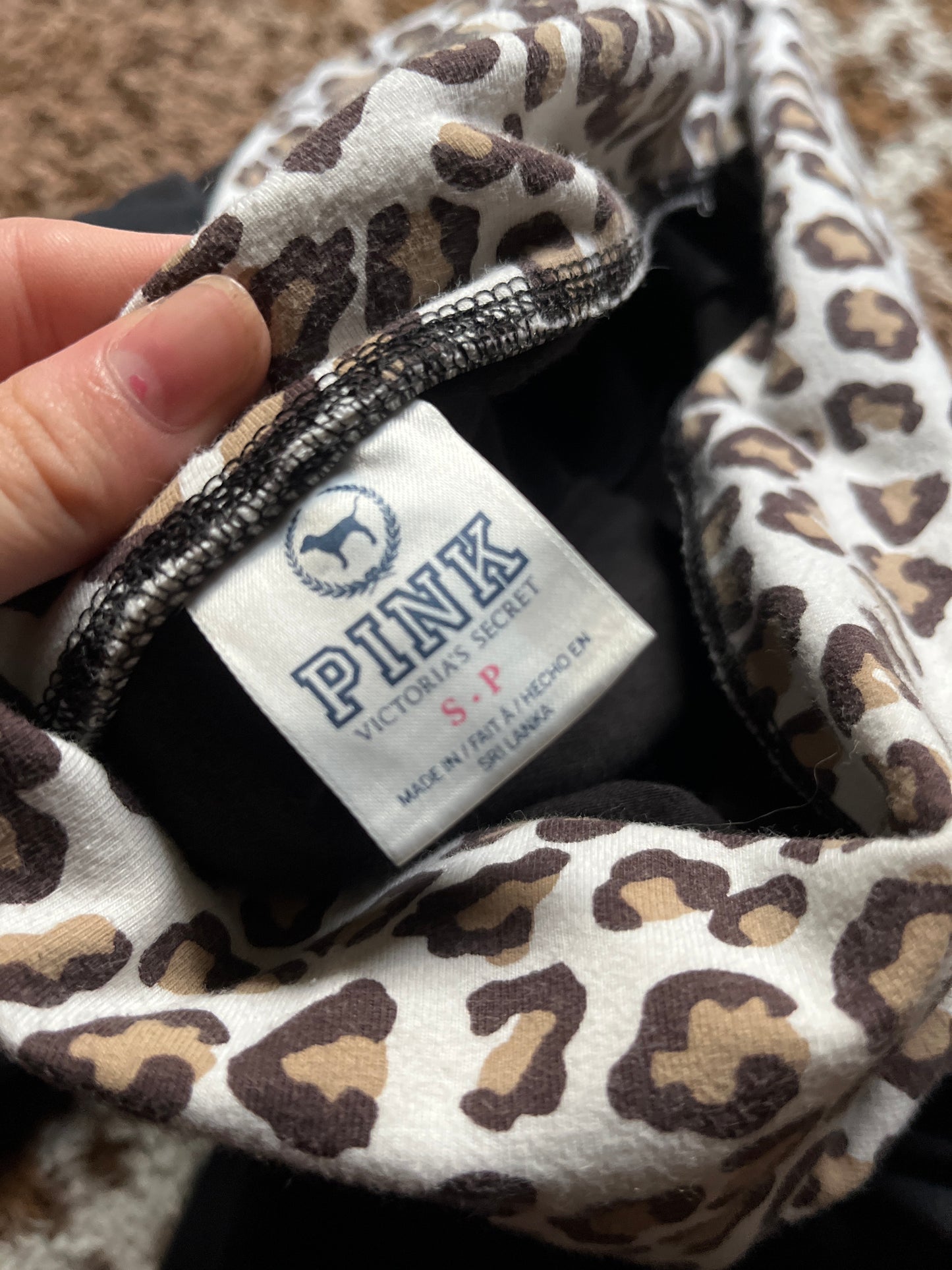 Vintage Victoria’s Secret leopard print with silver