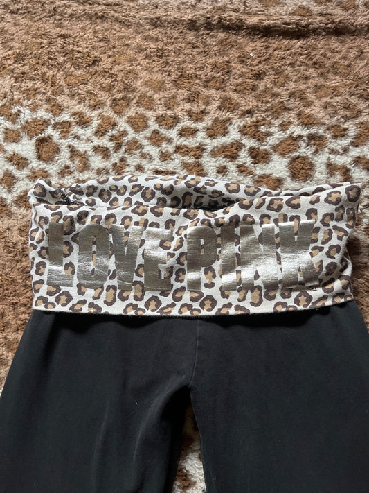 Vintage Victoria’s Secret leopard print with silver