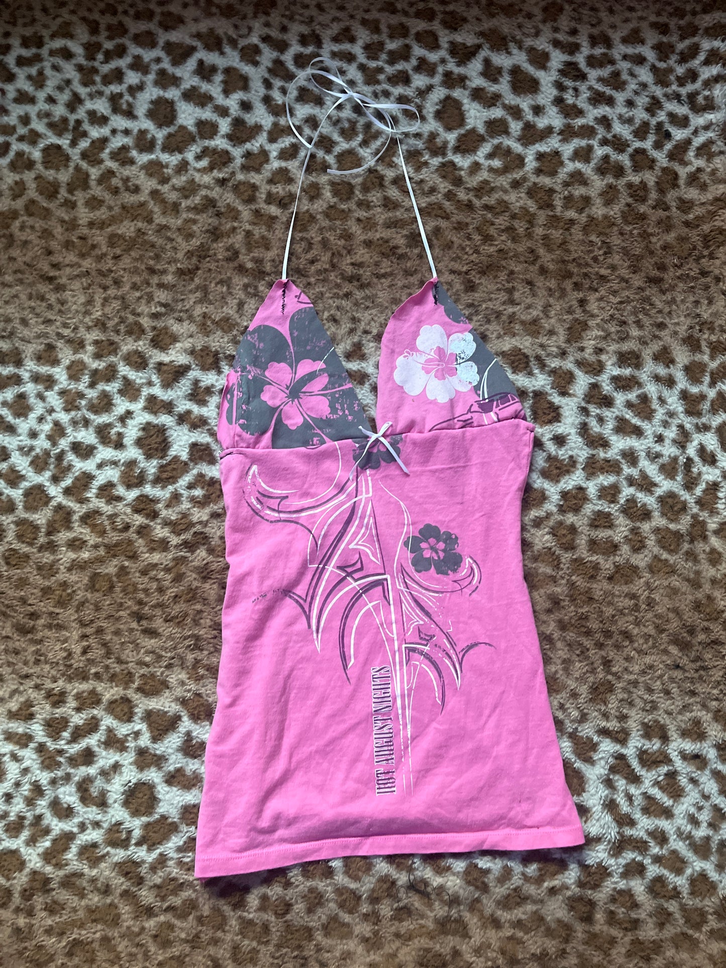 Custom hibiscus top