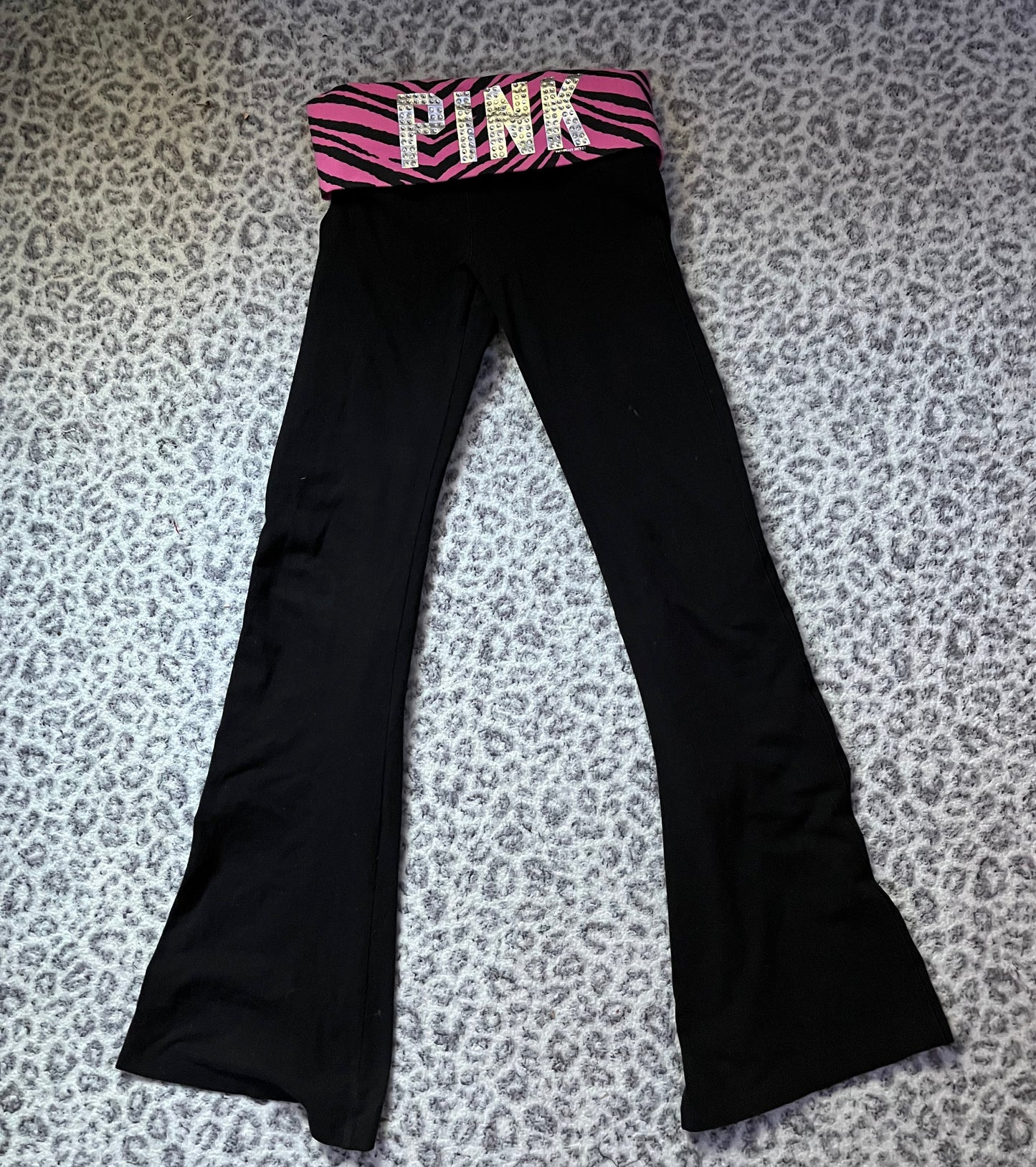 Vintage Victoria Secret PINK foldover leggings medium