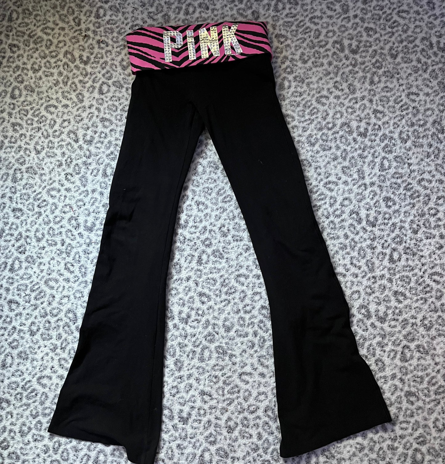 Vintage Victoria Secret PINK foldover leggings small