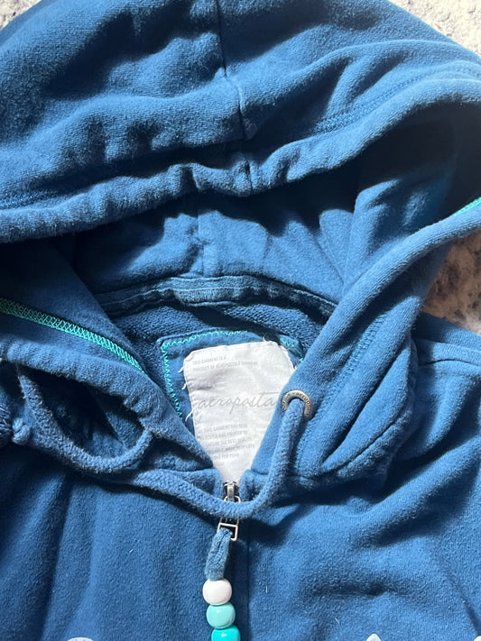 Vintage Aeropostale zip up with cute bead zipper ￼